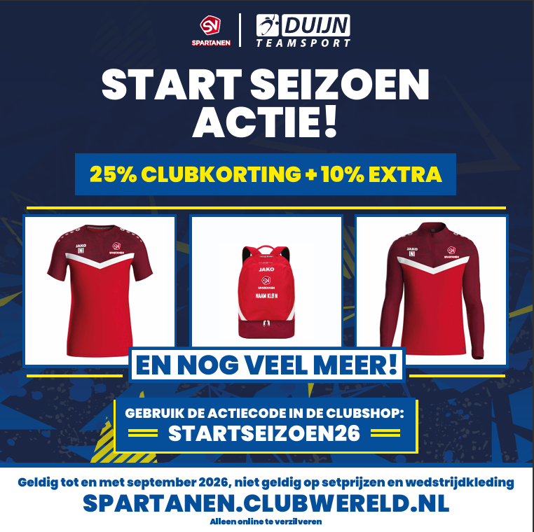 Start Seizoen Actie - Duijn Teamsport