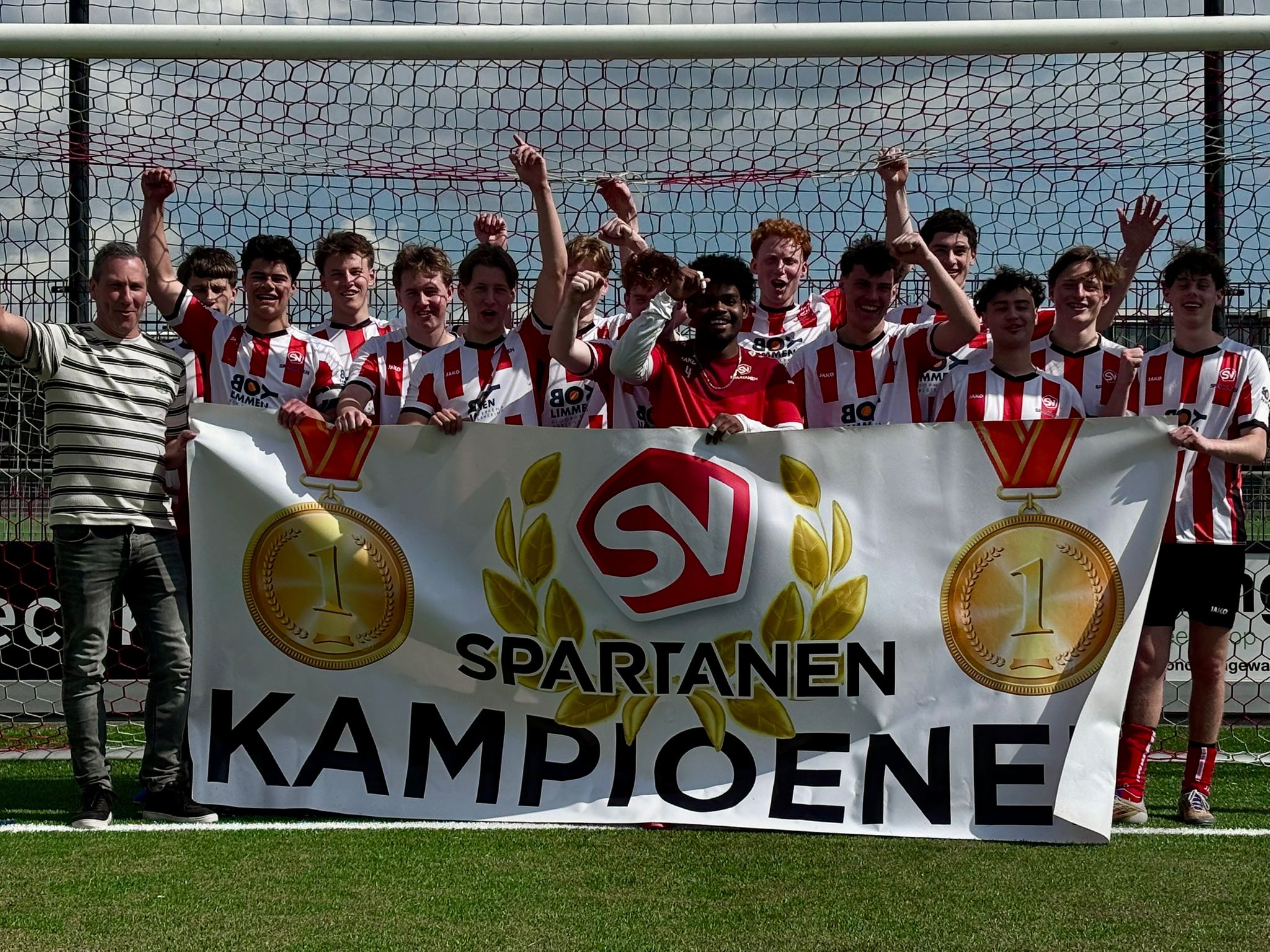 Spartanen JO19-1 pakt vroegtijdig het kampioenschap!