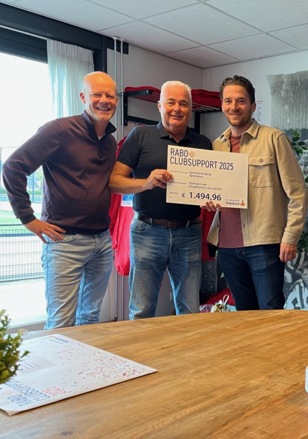 Rabo Clubsupport opbrengst €1494,96