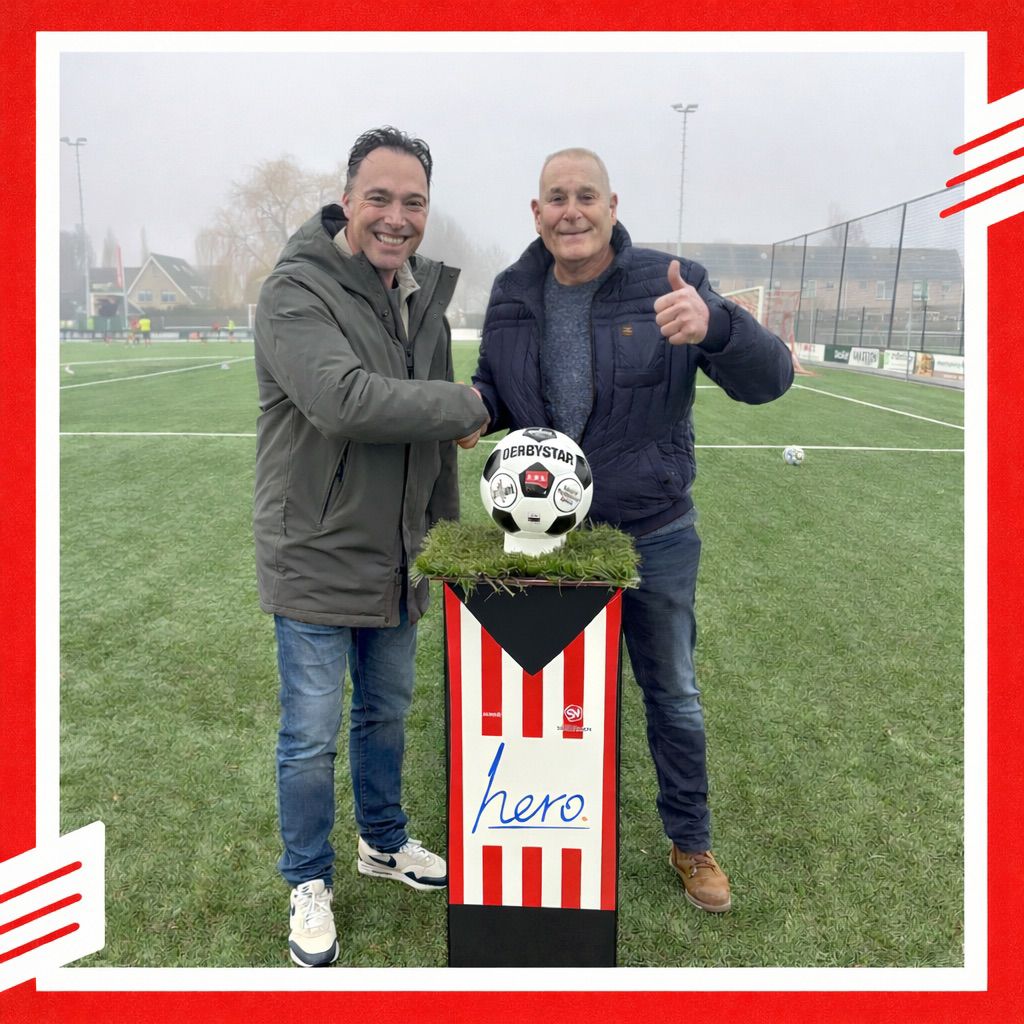 Nieuwe zuil voor de Wedstrijdbal