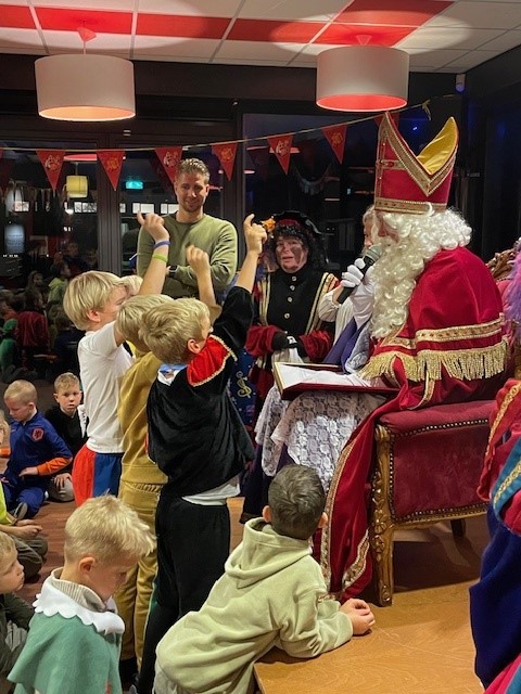 Sinterklaas bij Spartanen